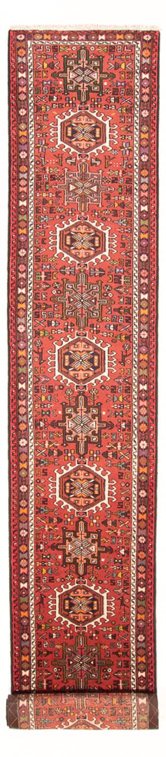 Tapis de couloir Tapis persan - Nomadic - 481 x 77 cm - rouge