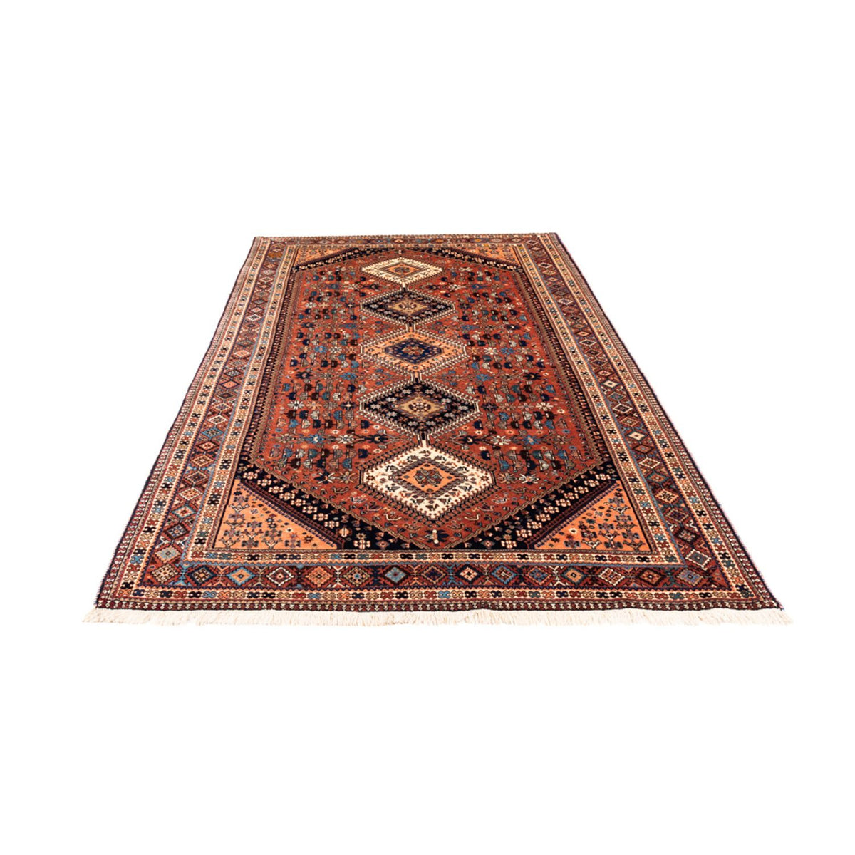 Tapis persan - Nomadic - 240 x 153 cm - rouge