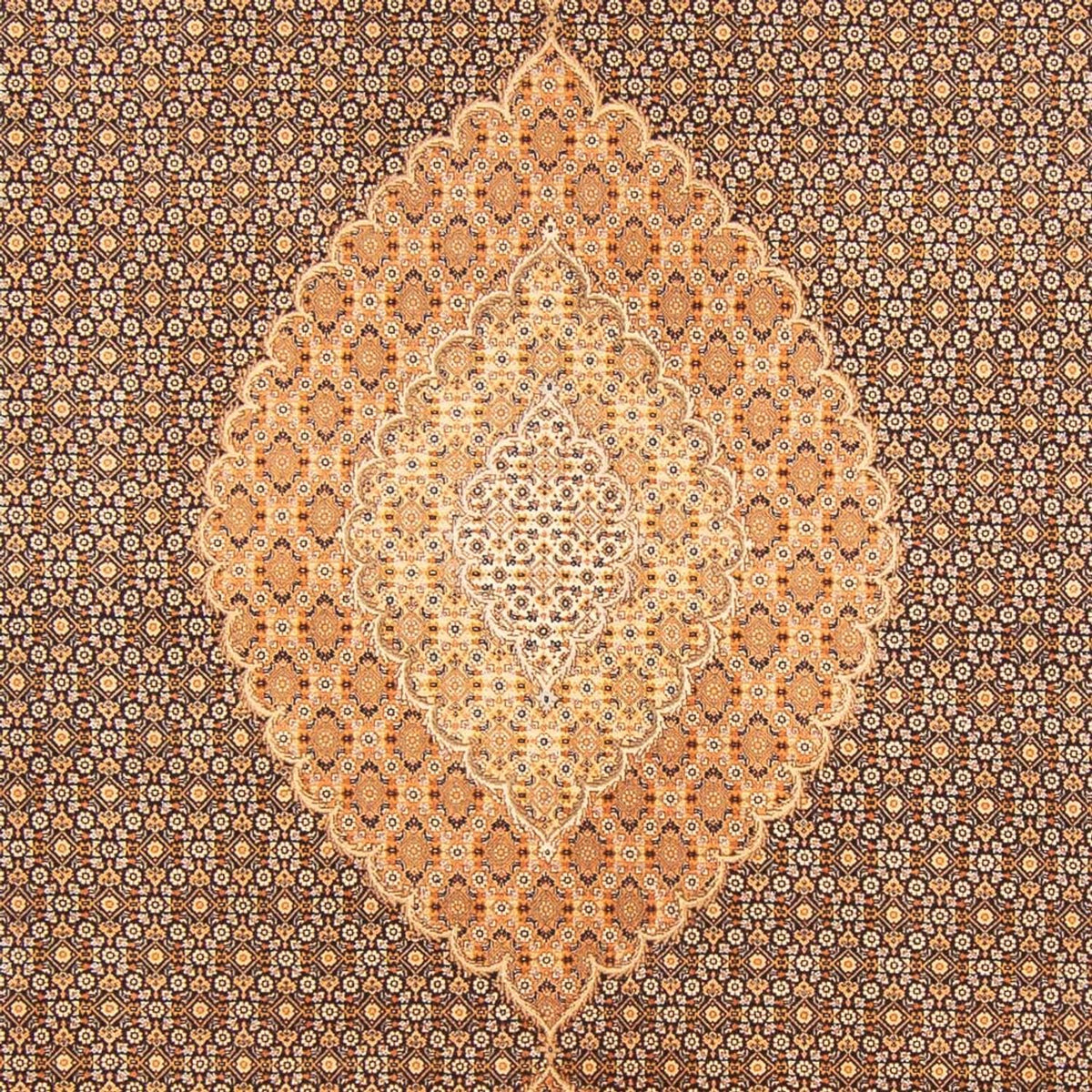 Tapis persan - Tabriz - Royal - 300 x 202 cm - bleu foncé