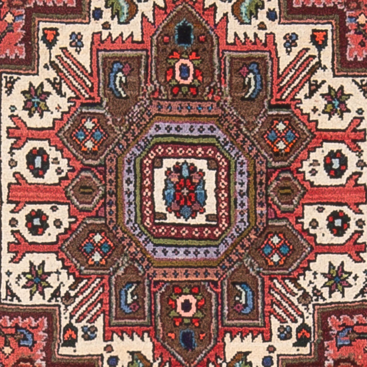 Tapis persan - Nomadic - 120 x 68 cm - rouille