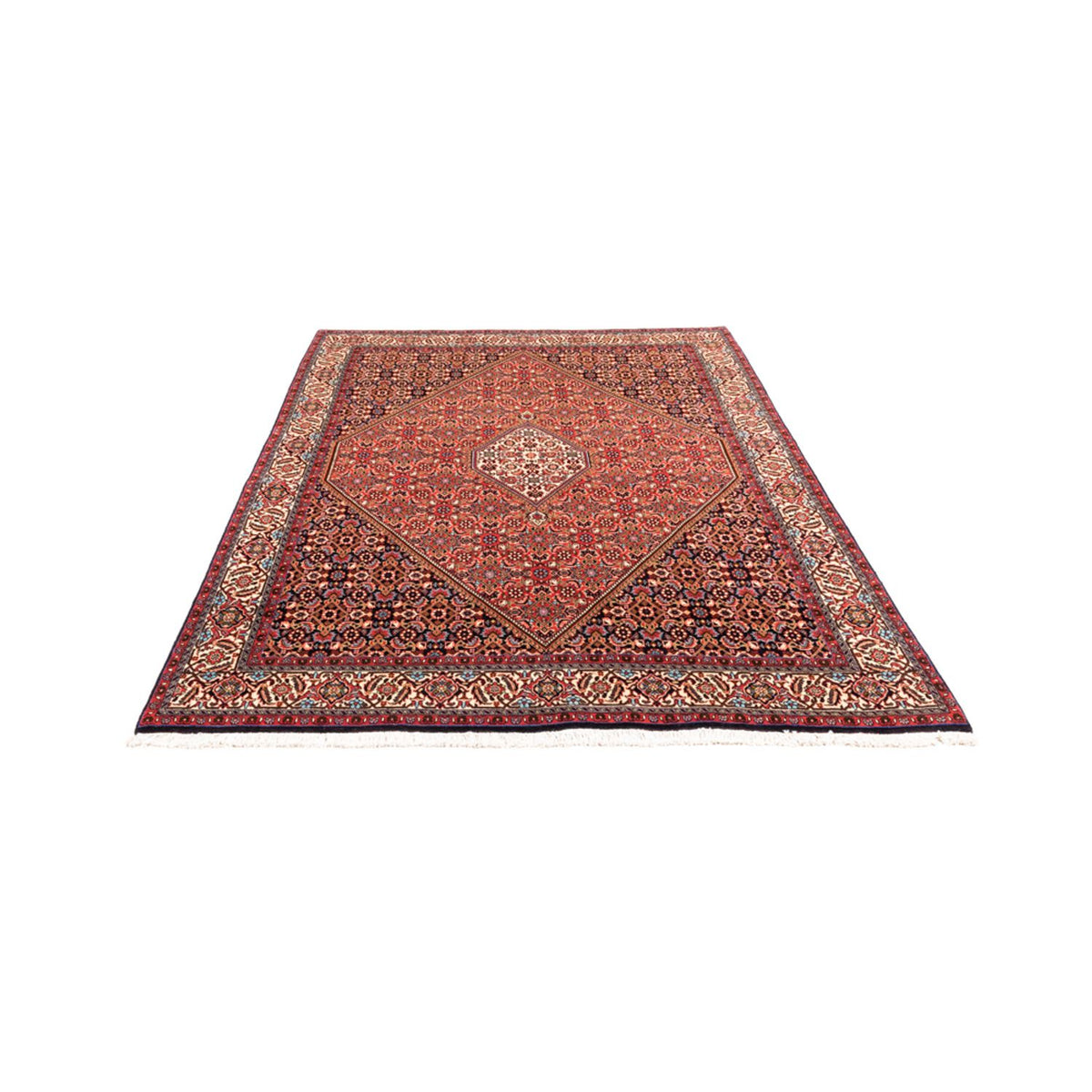 Tapis persan - Bidjar - 232 x 171 cm - rouge