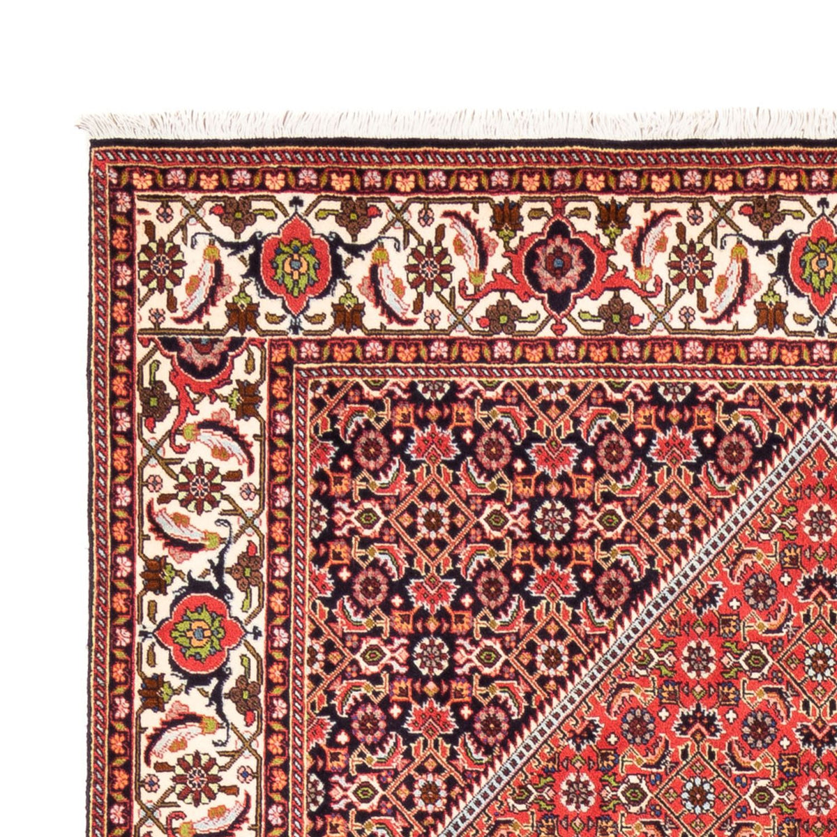 Tapis persan - Bidjar - 247 x 168 cm - rouge