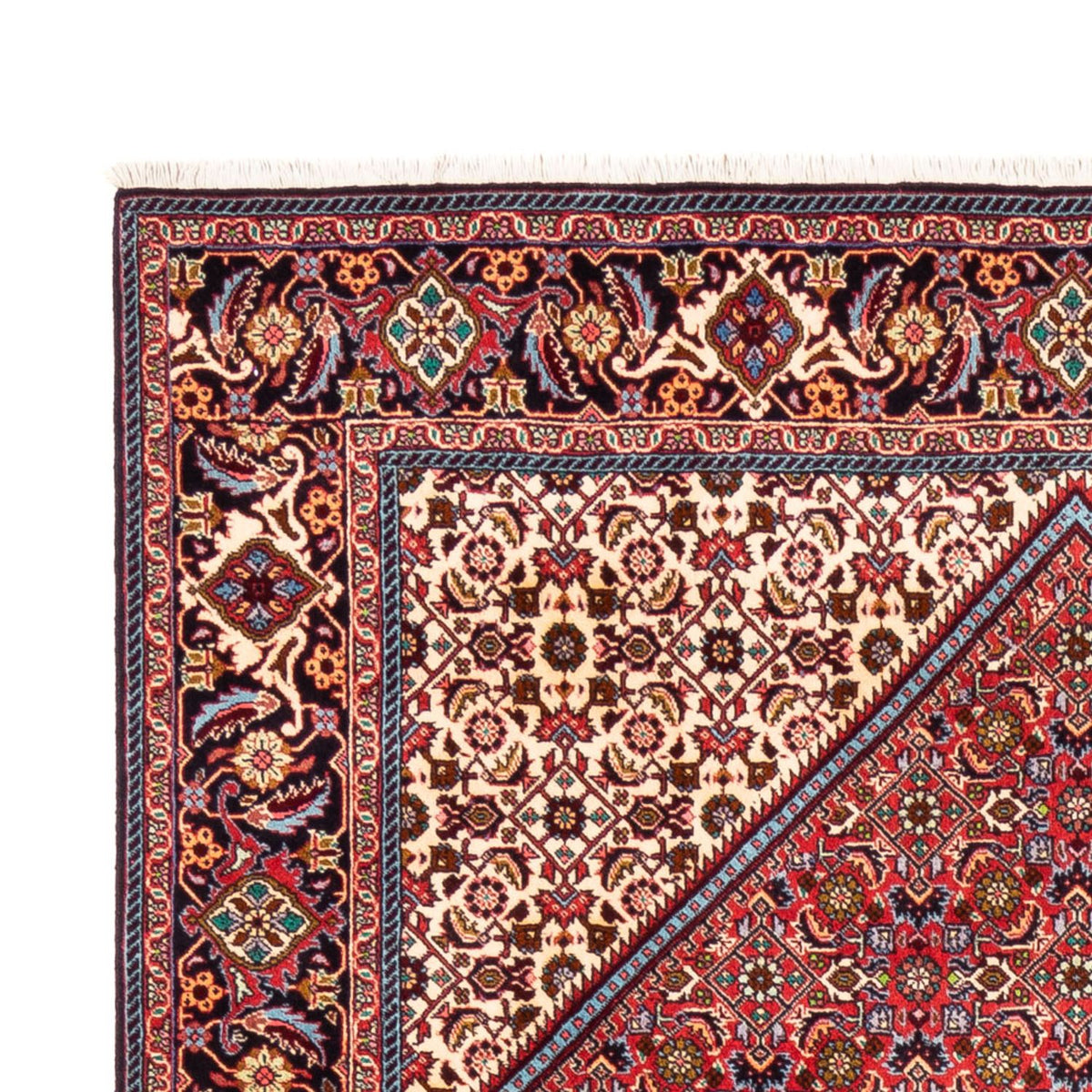 Tapis persan - Bidjar - 247 x 171 cm - rouge