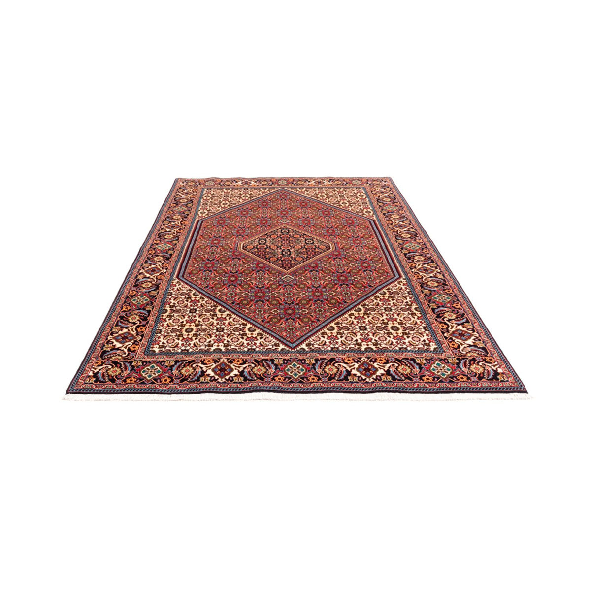 Tapis persan - Bidjar - 247 x 171 cm - rouge