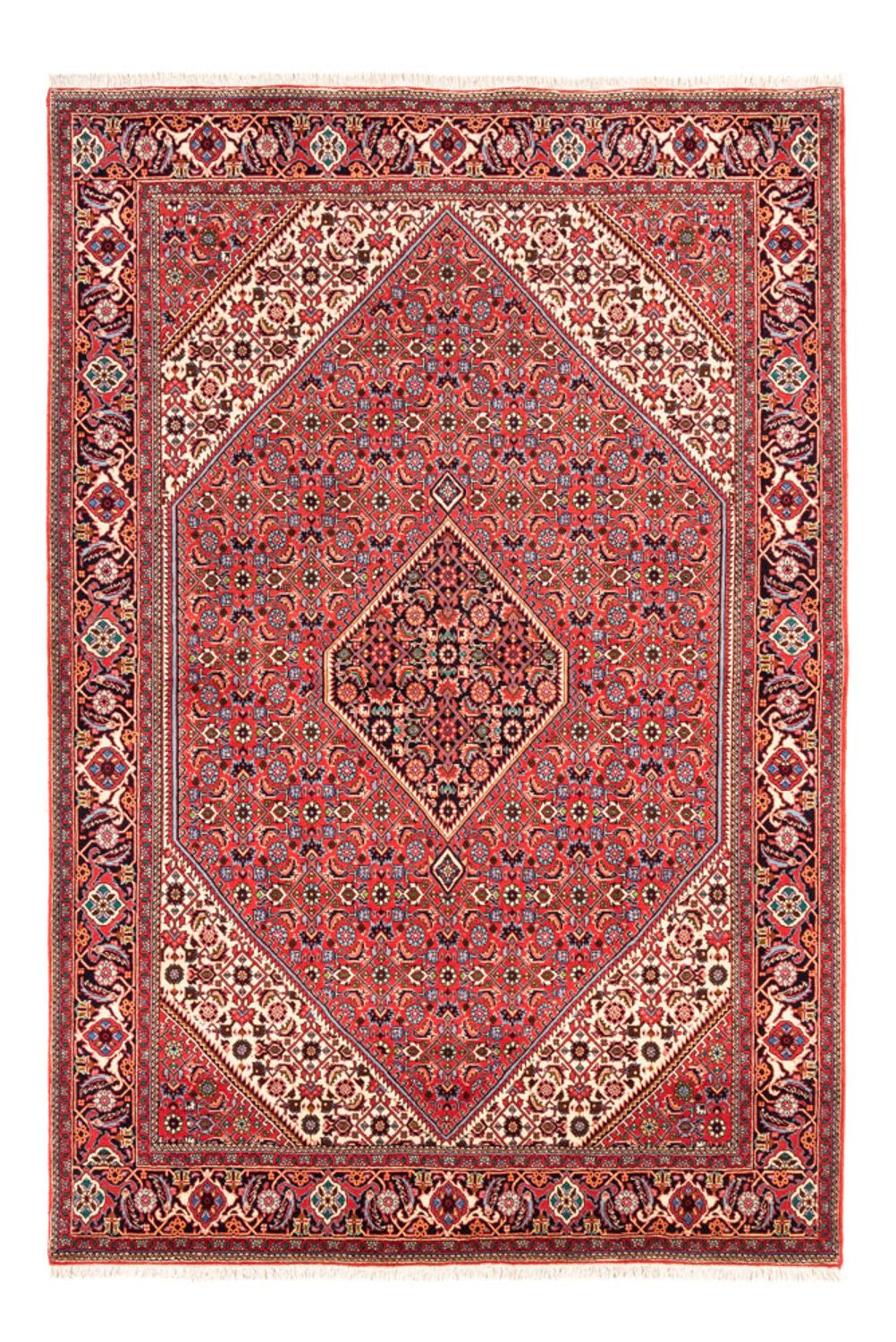 Tapis persan - Bidjar - 245 x 170 cm - rouge