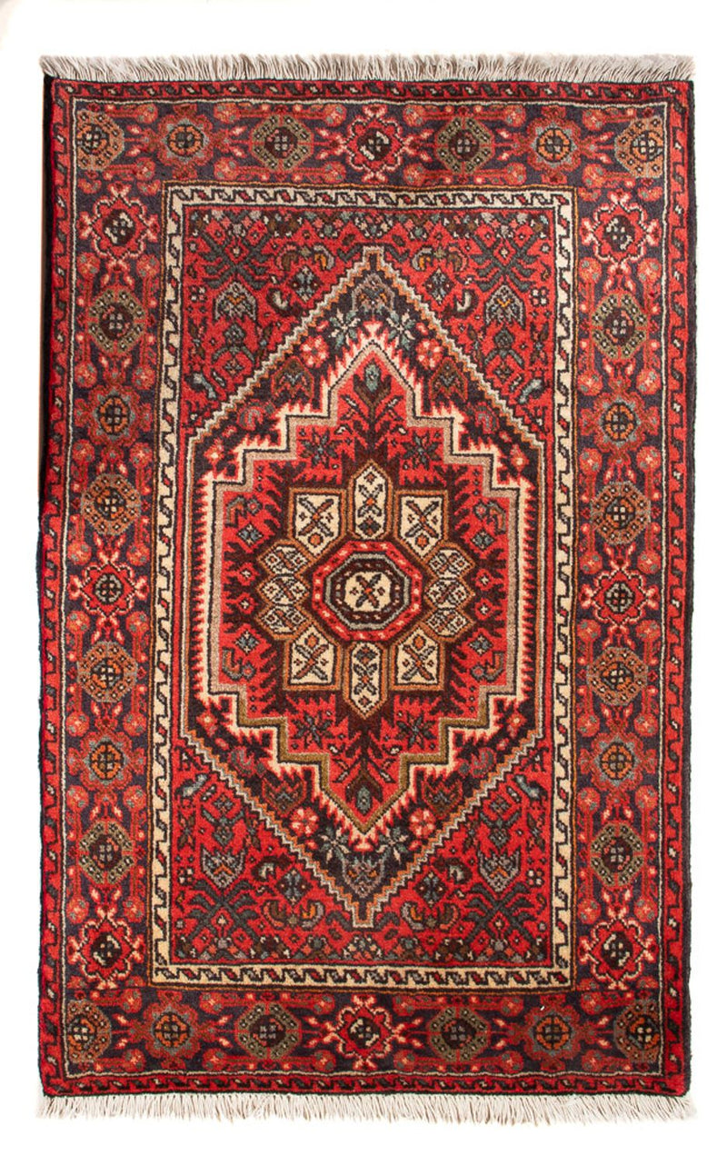 Tapis persan - Nomadic - 99 x 60 cm - rouge