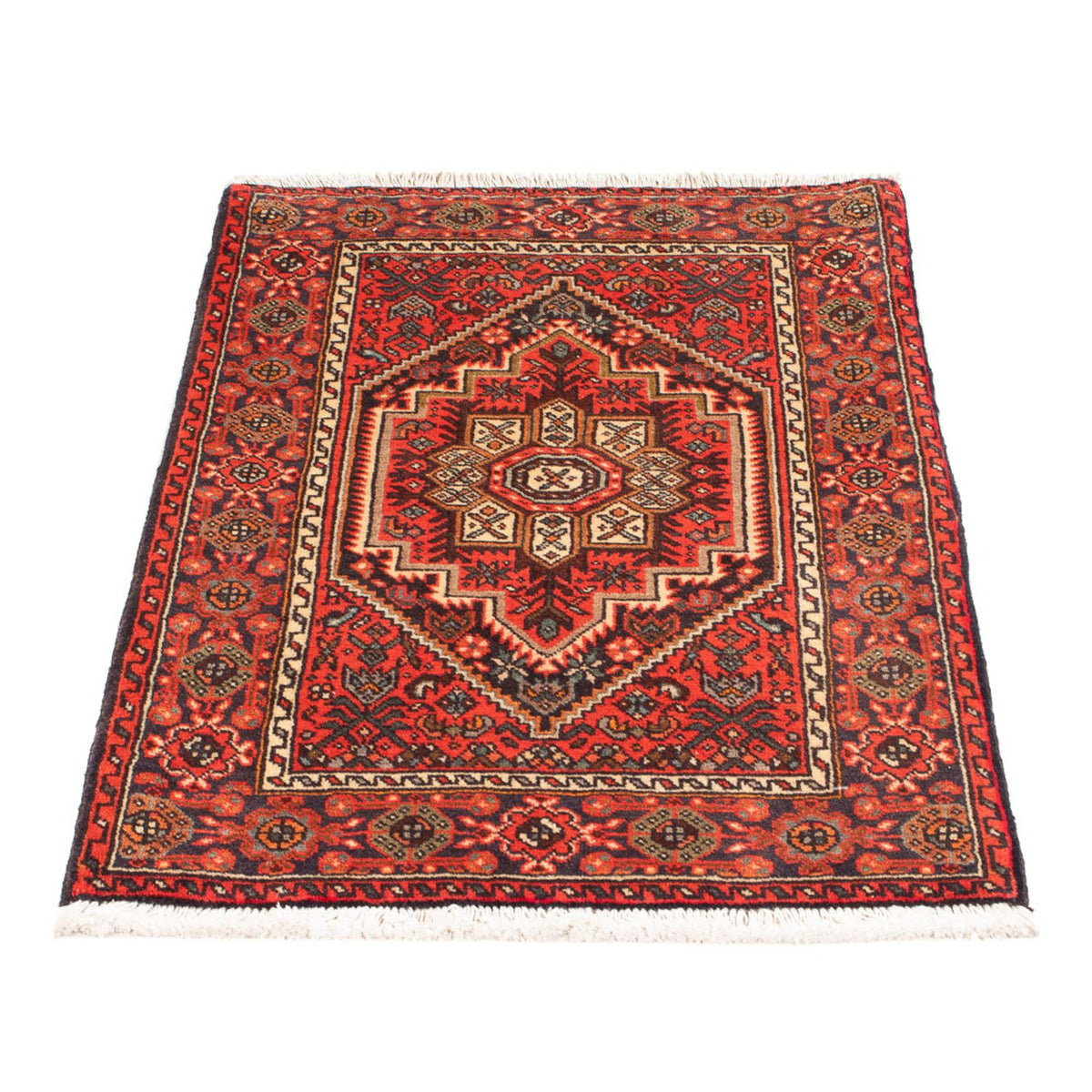 Tapis persan - Nomadic - 99 x 60 cm - rouge