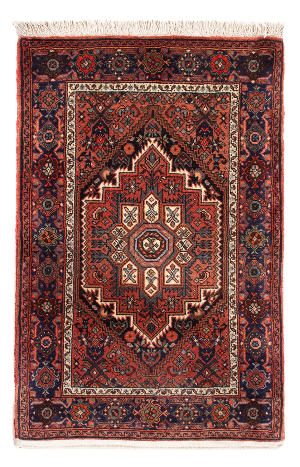 Tapis persan - Nomadic - 72 x 52 cm - rouge