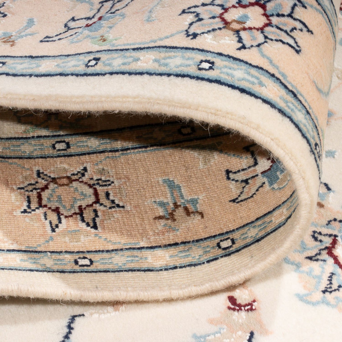 Tapis persan - Nain - Premium - 115 x 74 cm - crème