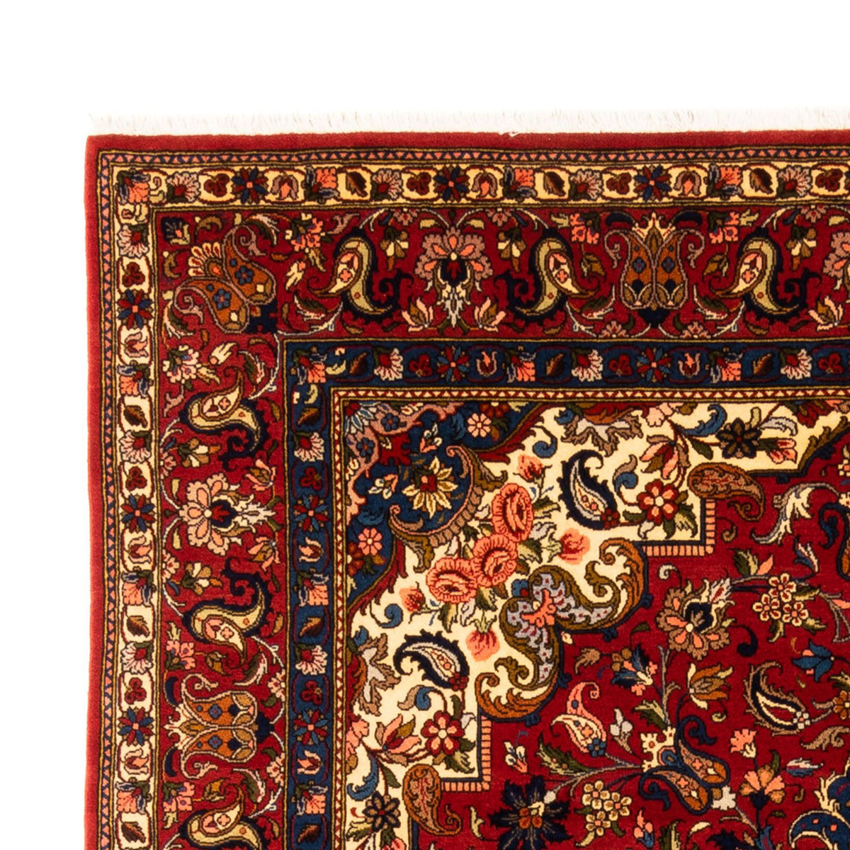 Tapis persan - Bidjar - 296 x 204 cm - bleu foncé