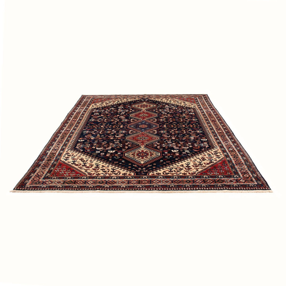 Tapis persan - Nomadic - 294 x 198 cm - bleu foncé