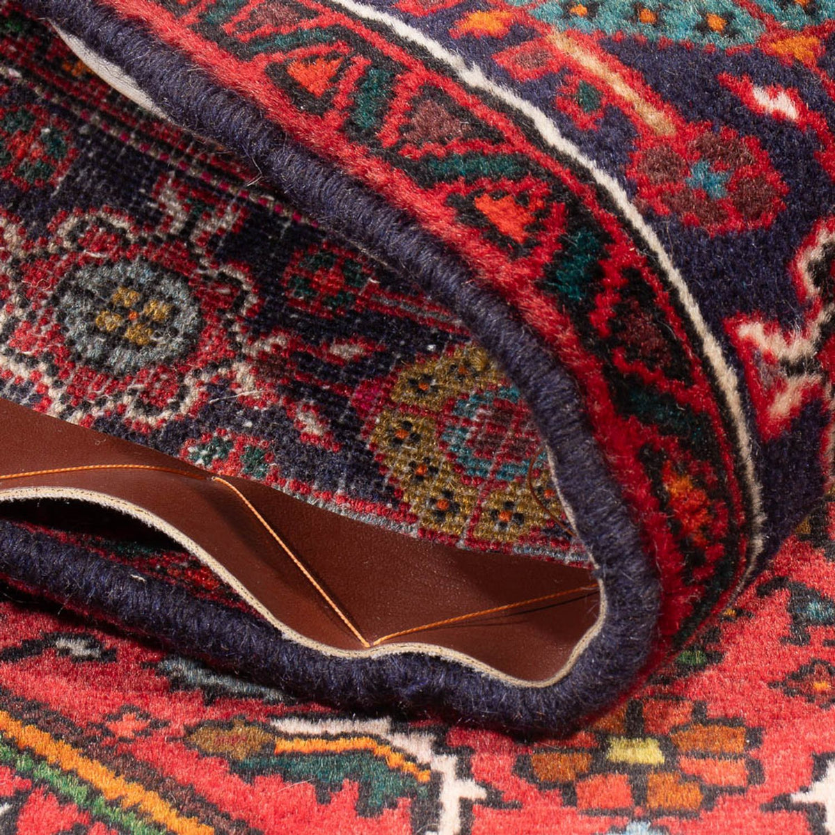 Tapis persan - Nomadic - 124 x 82 cm - rouge