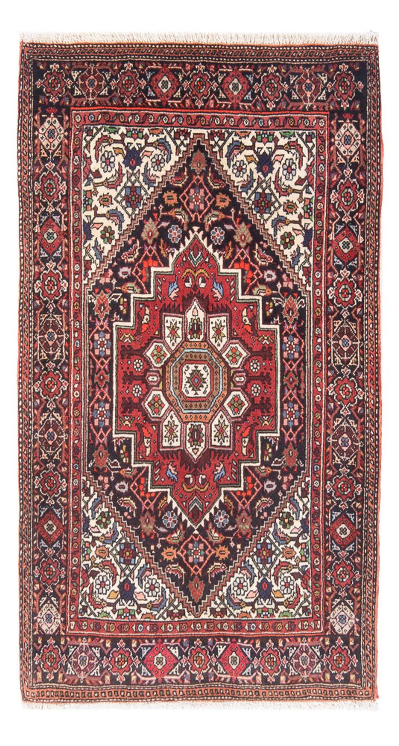 Tapis persan - Nomadic - 132 x 78 cm - rouge clair