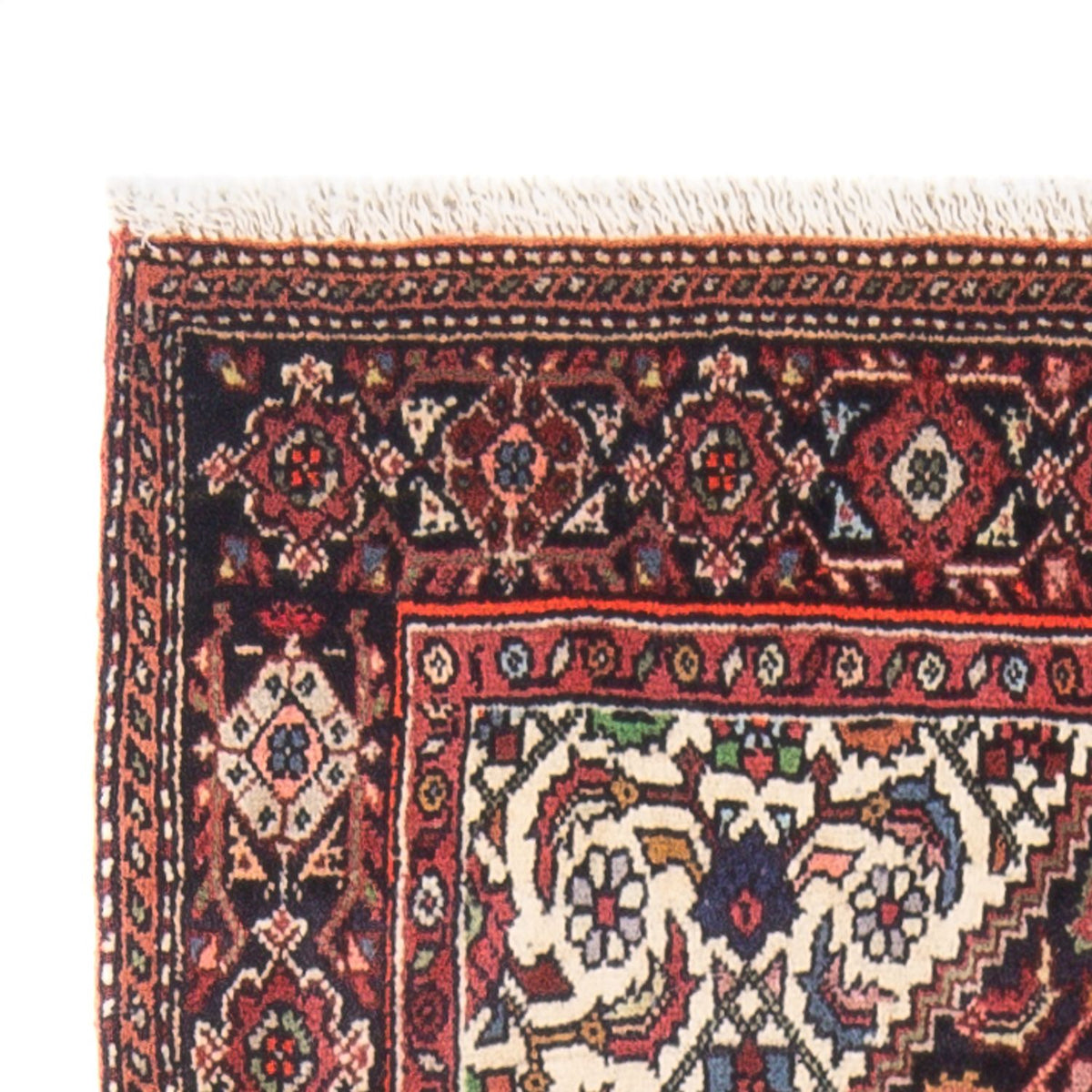 Tapis persan - Nomadic - 132 x 78 cm - rouge clair