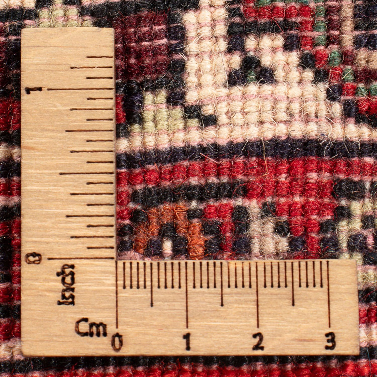 Tapis persan - Nomadic - 132 x 78 cm - rouge clair