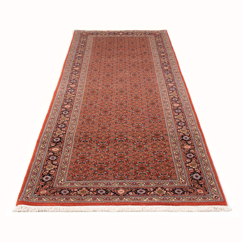 Tapis de couloir Tapis persan - Bidjar - 300 x 100 cm - rouge