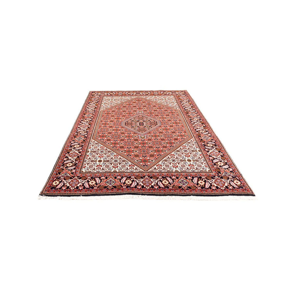 Tapis persan - Bidjar - 235 x 168 cm - rouge