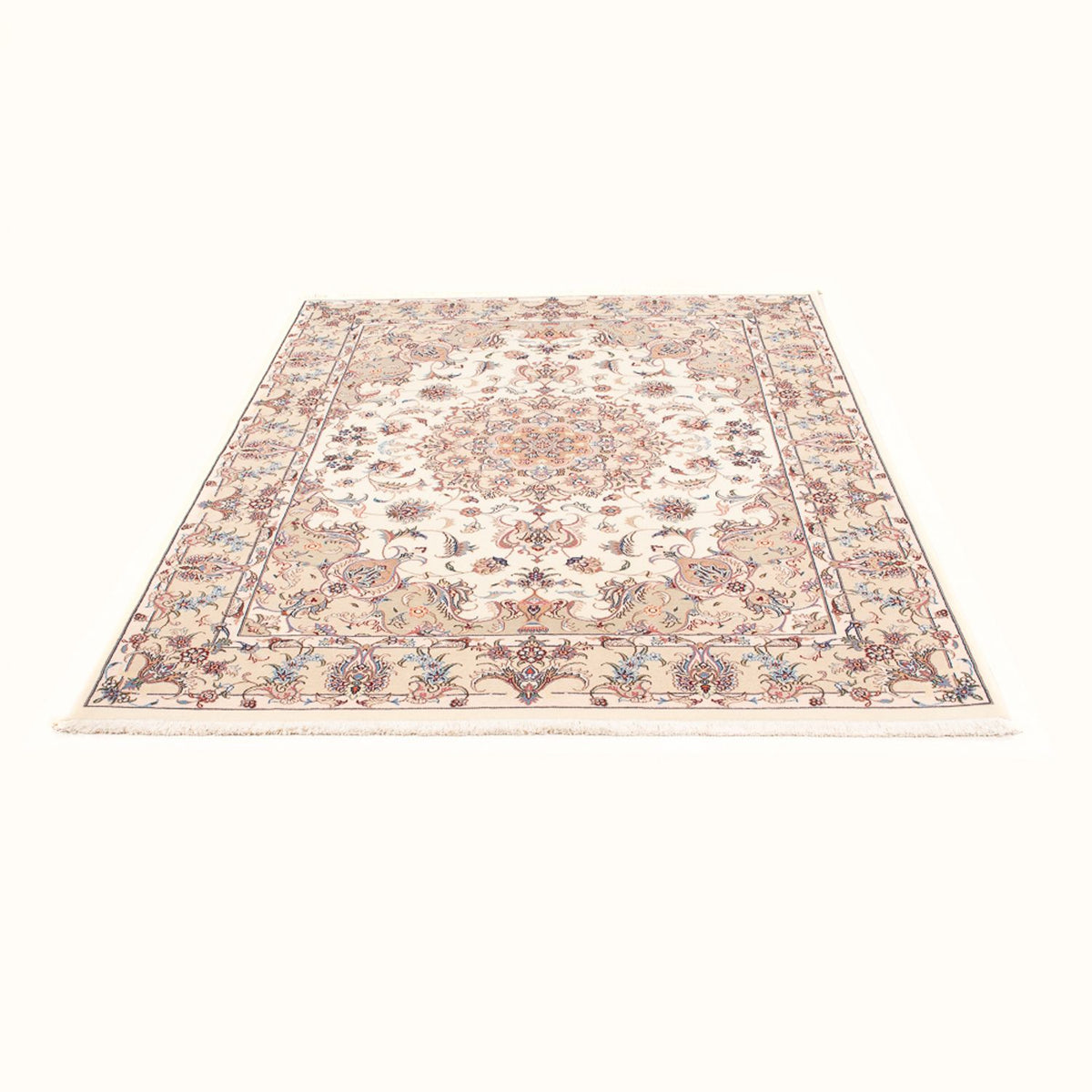 Tapis persan - Tabriz - Royal - 198 x 148 cm - crème