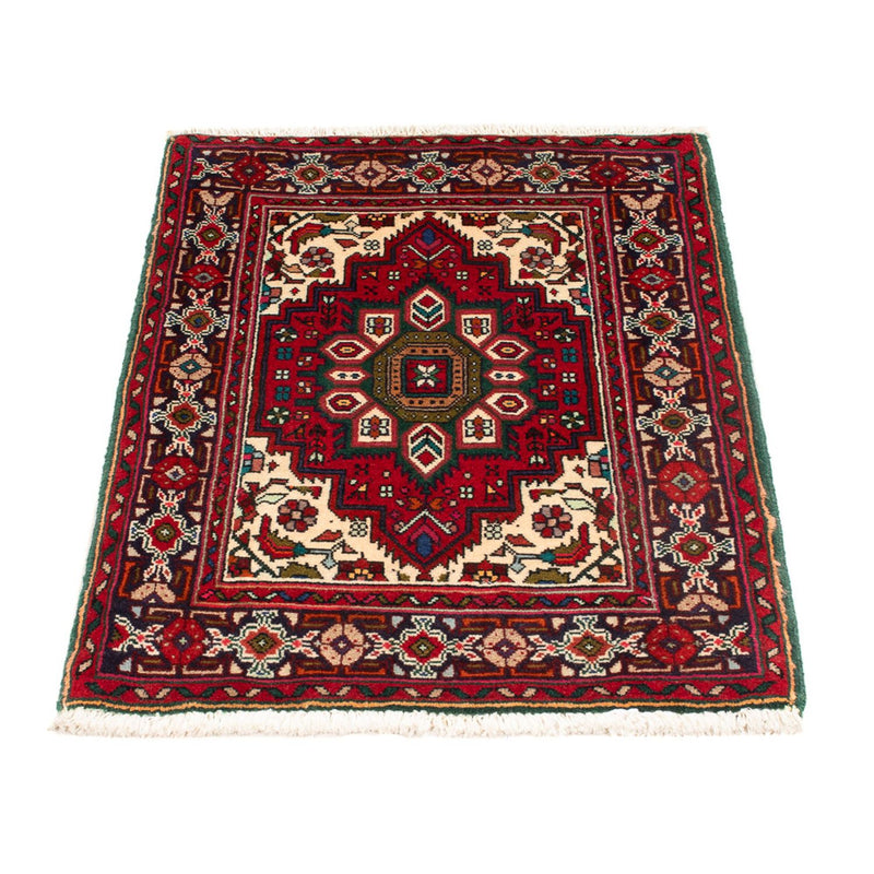 Tapis persan - Nomadic - 88 x 58 cm - rouge