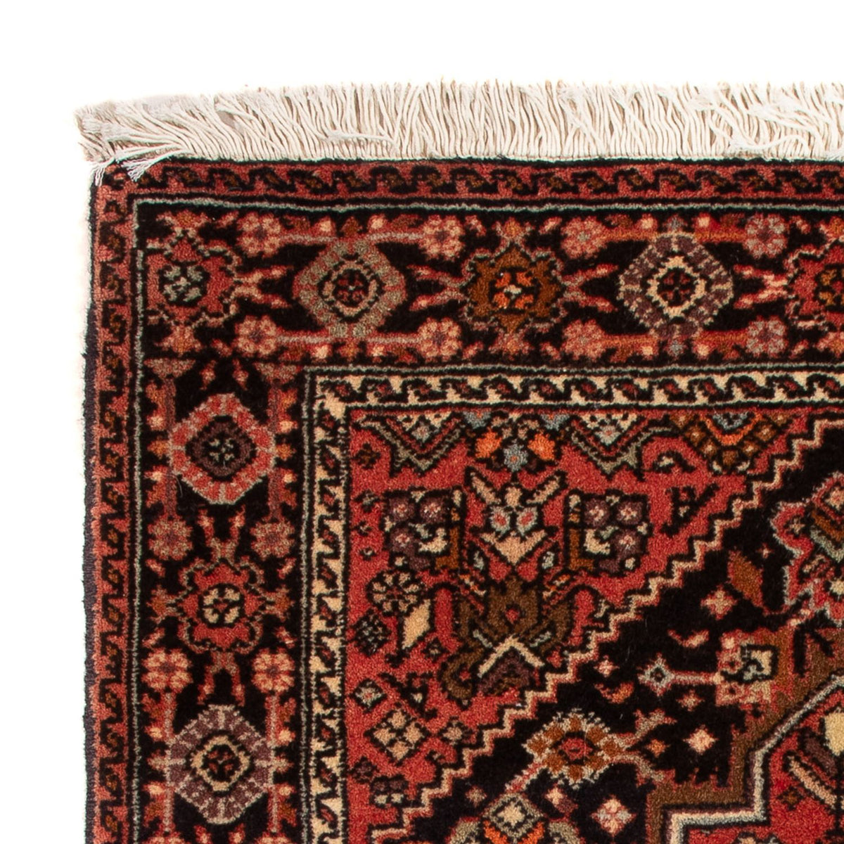 Tapis persan - Nomadic - 90 x 60 cm - rouge