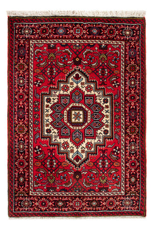 Tapis persan - Nomadic - 87 x 62 cm - rouge
