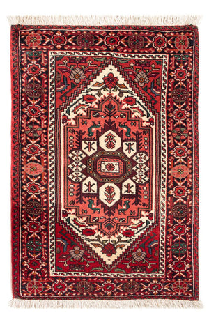 Tapis persan - Nomadic - 86 x 60 cm - rouge