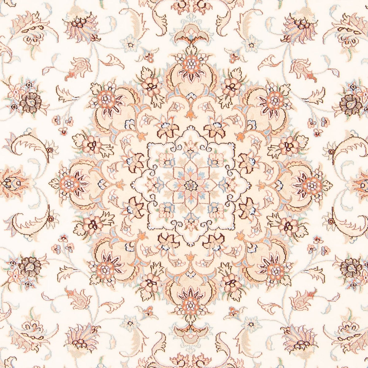 Tapis persan - Tabriz - Royal - 203 x 148 cm - crème