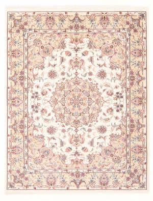 Tapis persan - Tabriz - Royal - 196 x 150 cm - crème