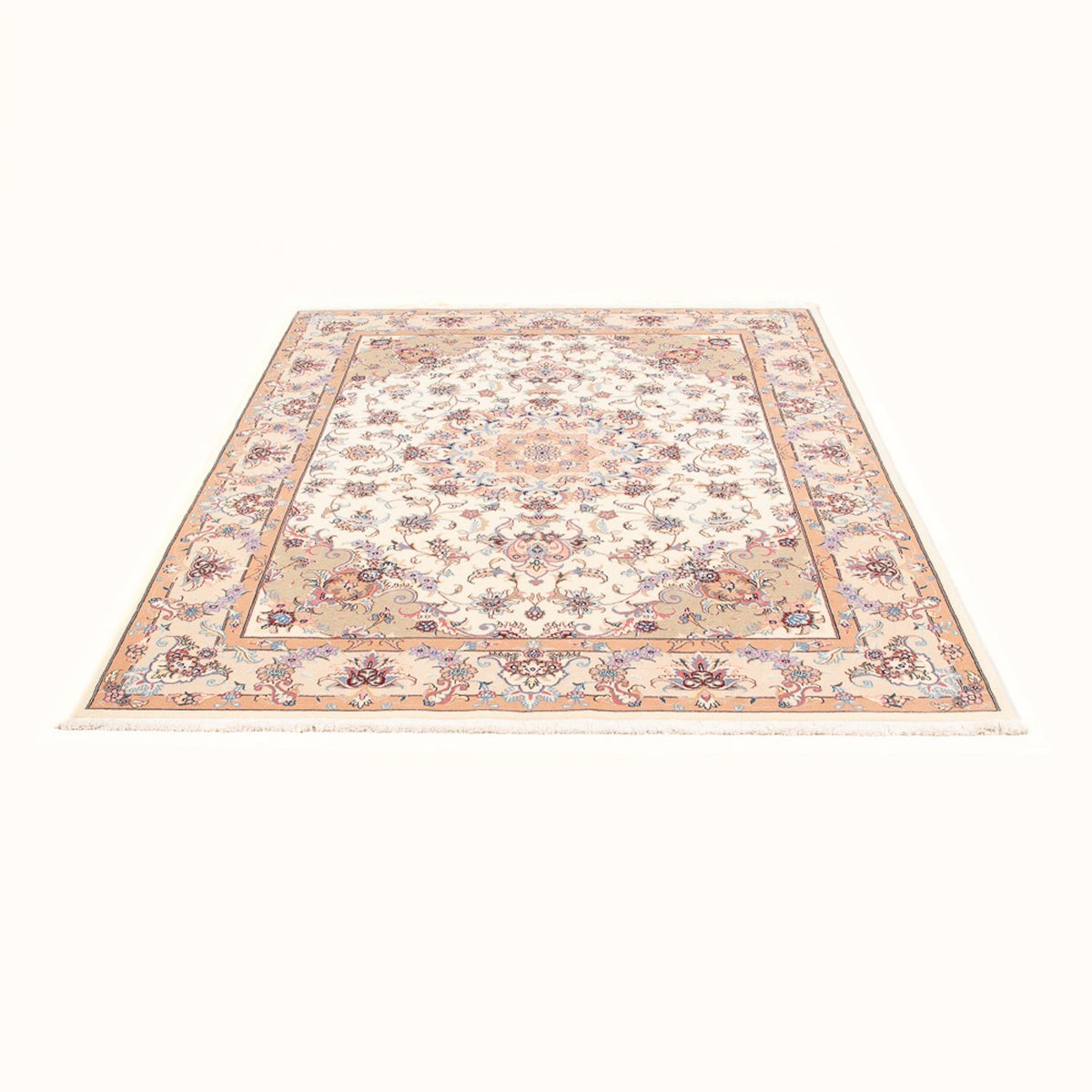 Tapis persan - Tabriz - Royal - 195 x 147 cm - crème