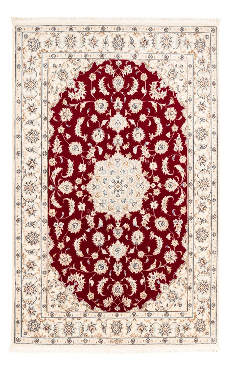 Tapis persan - Nain - Premium - 176 x 117 cm - rouge