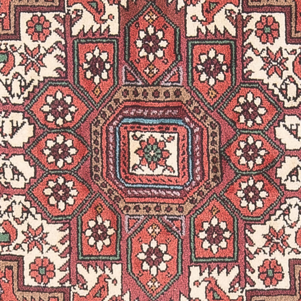 Tapis persan - Nomadic - 120 x 81 cm - rouge clair