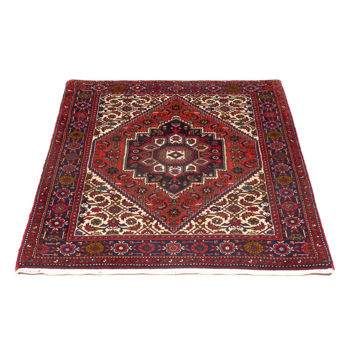Tapis persan - Nomadic - 127 x 83 cm - rouge