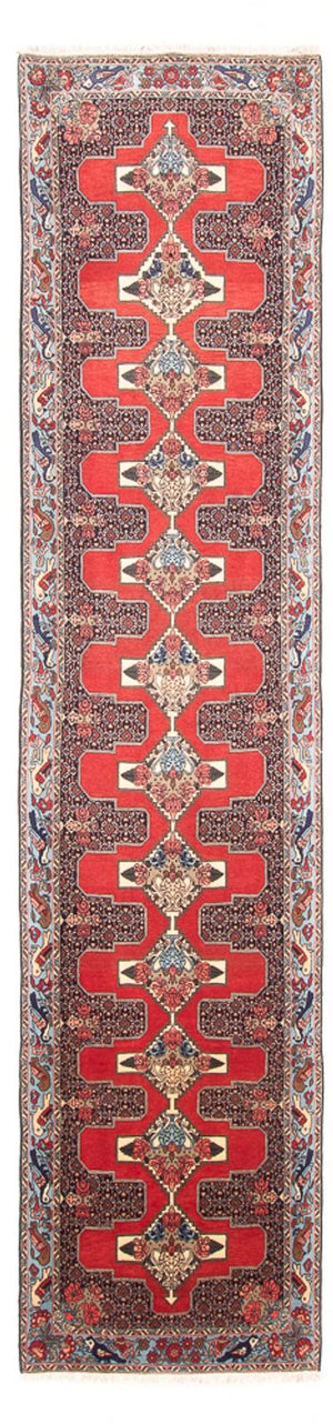 Tapis de couloir Tapis persan - Classique - 378 x 89 cm - rouge