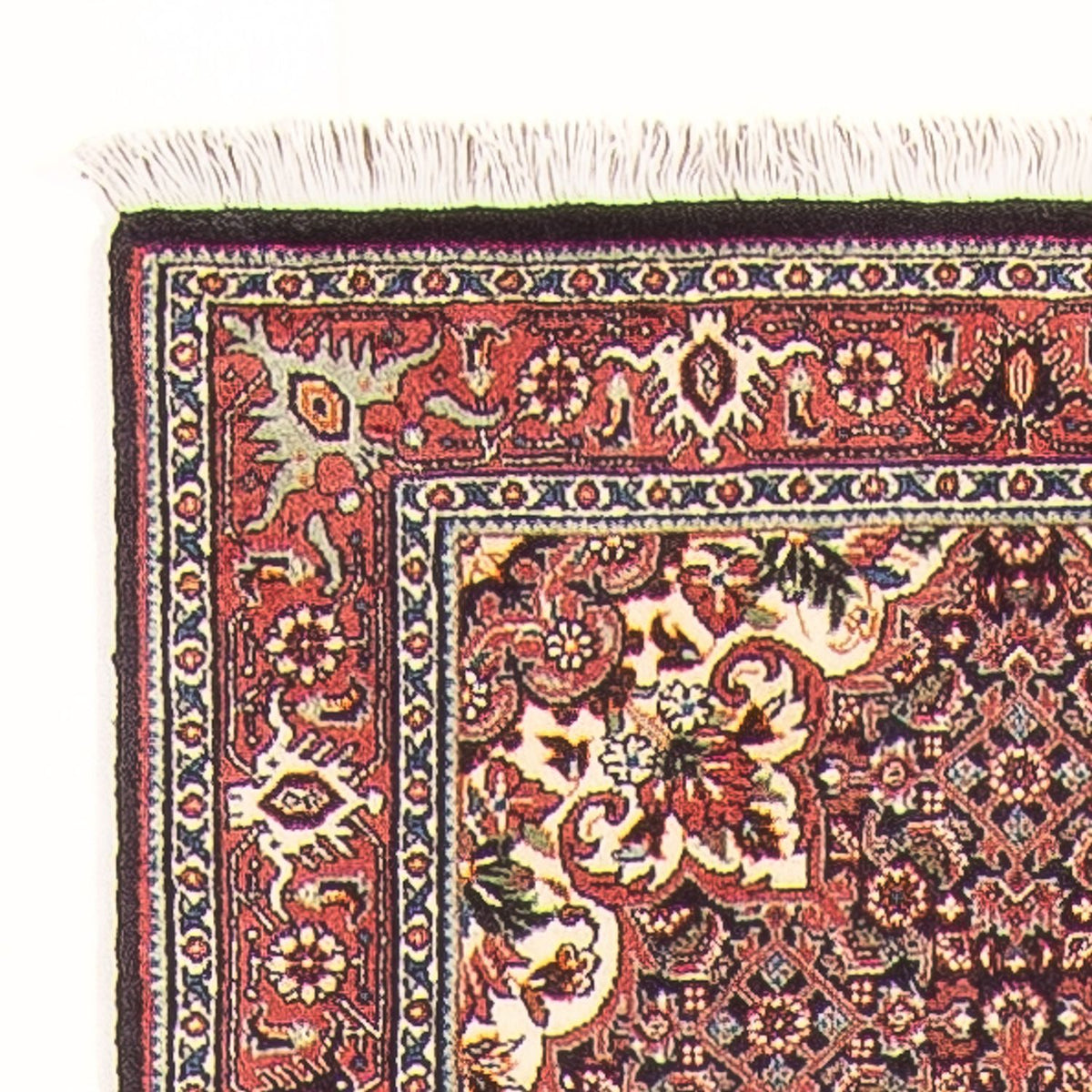 Tapis de couloir Tapis persan - Bidjar - 357 x 70 cm - bleu foncé