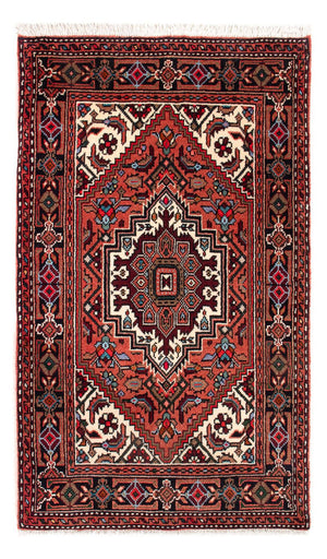 Tapis persan - Nomadic - 90 x 54 cm - rouge