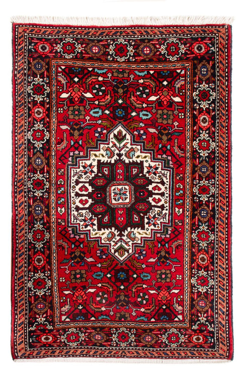 Tapis persan - Nomadic - 90 x 60 cm - rouge