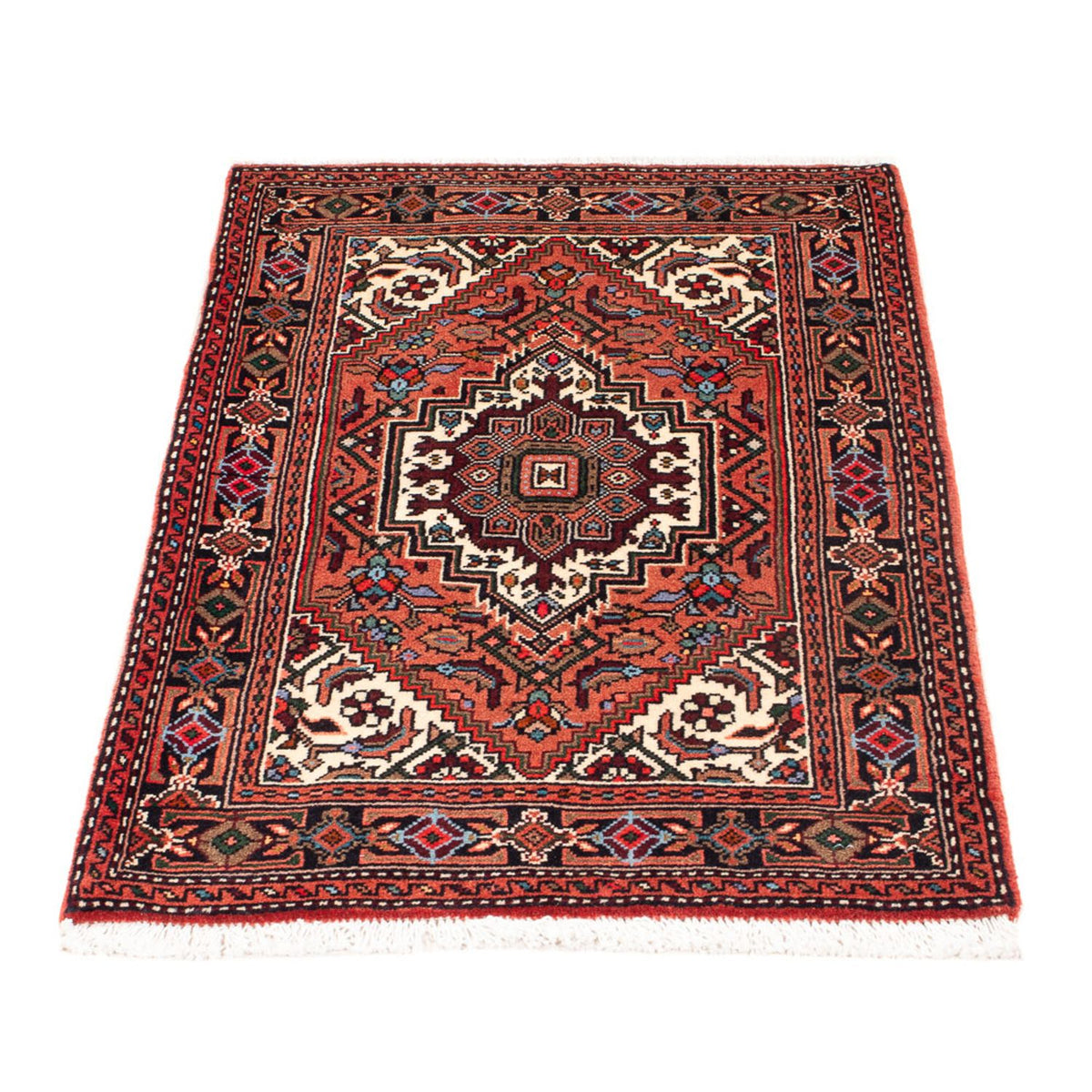 Tapis persan - Nomadic - 88 x 55 cm - rouge