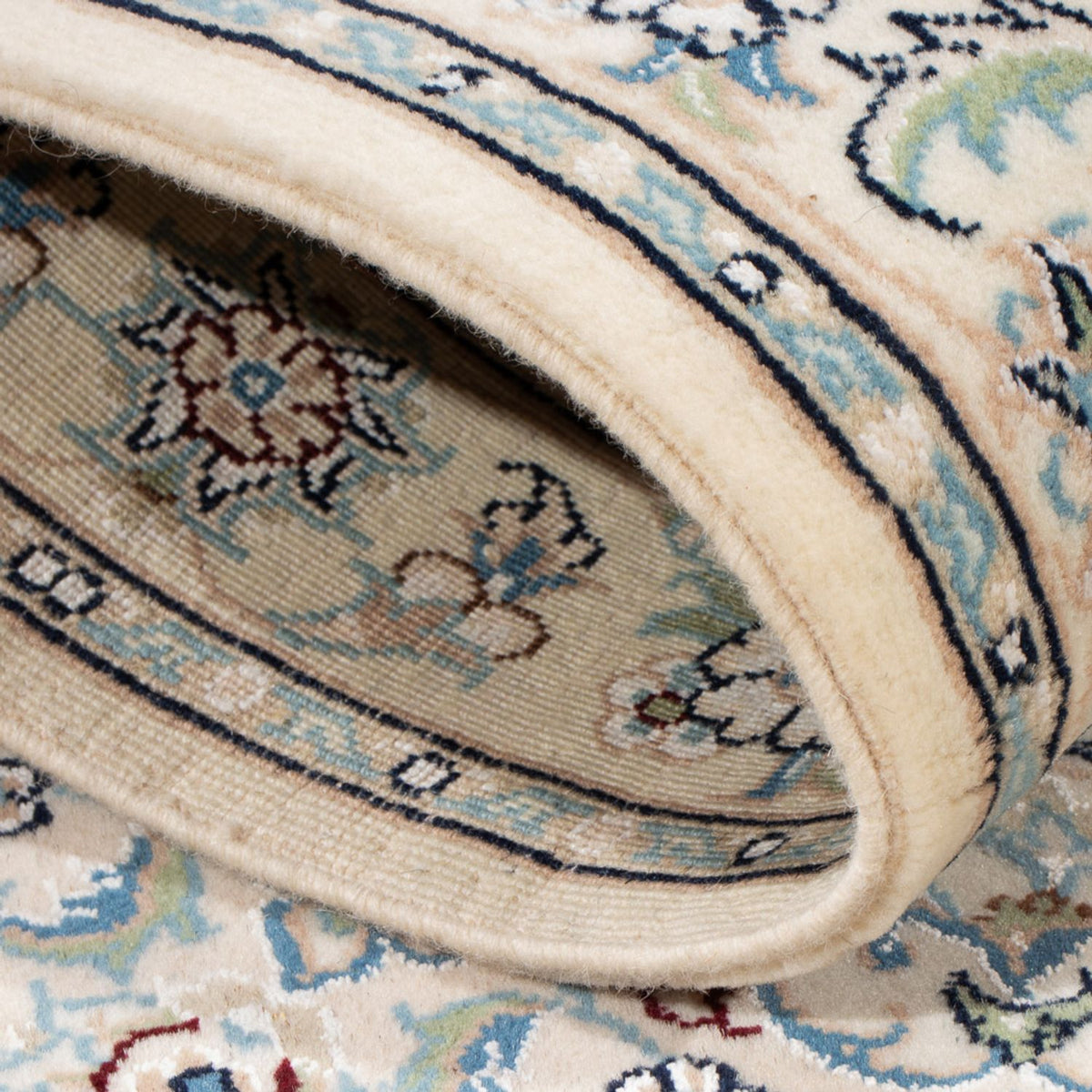 Tapis persan - Nain - Premium - 120 x 75 cm - crème