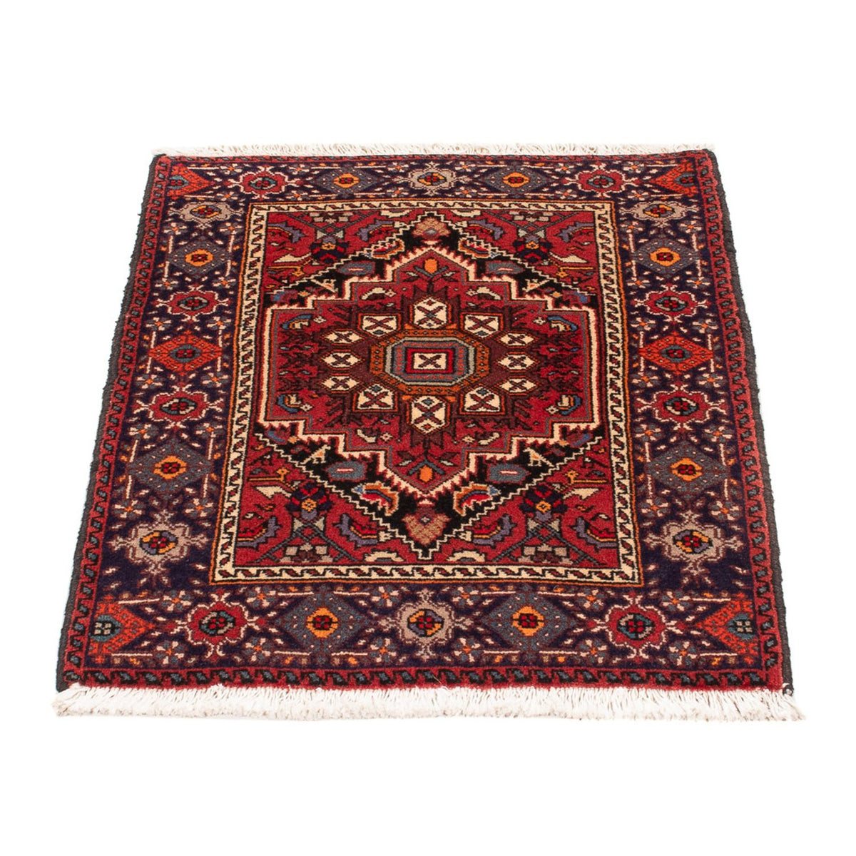Tapis persan - Nomadic - 60 x 40 cm - rouge