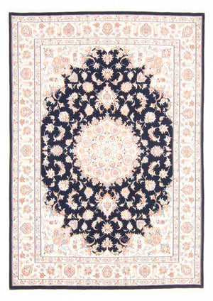 Tapis persan - Tabriz - Royal - 235 x 170 cm - bleu foncé