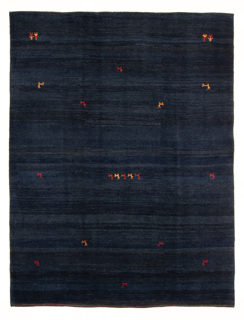 Tapis Gabbeh - Persan - 291 x 226 cm - bleu foncé