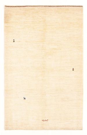 Tapis Gabbeh - Persan - 192 x 127 cm - crème