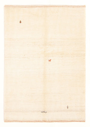 Tapis Gabbeh - Persan - 187 x 140 cm - crème