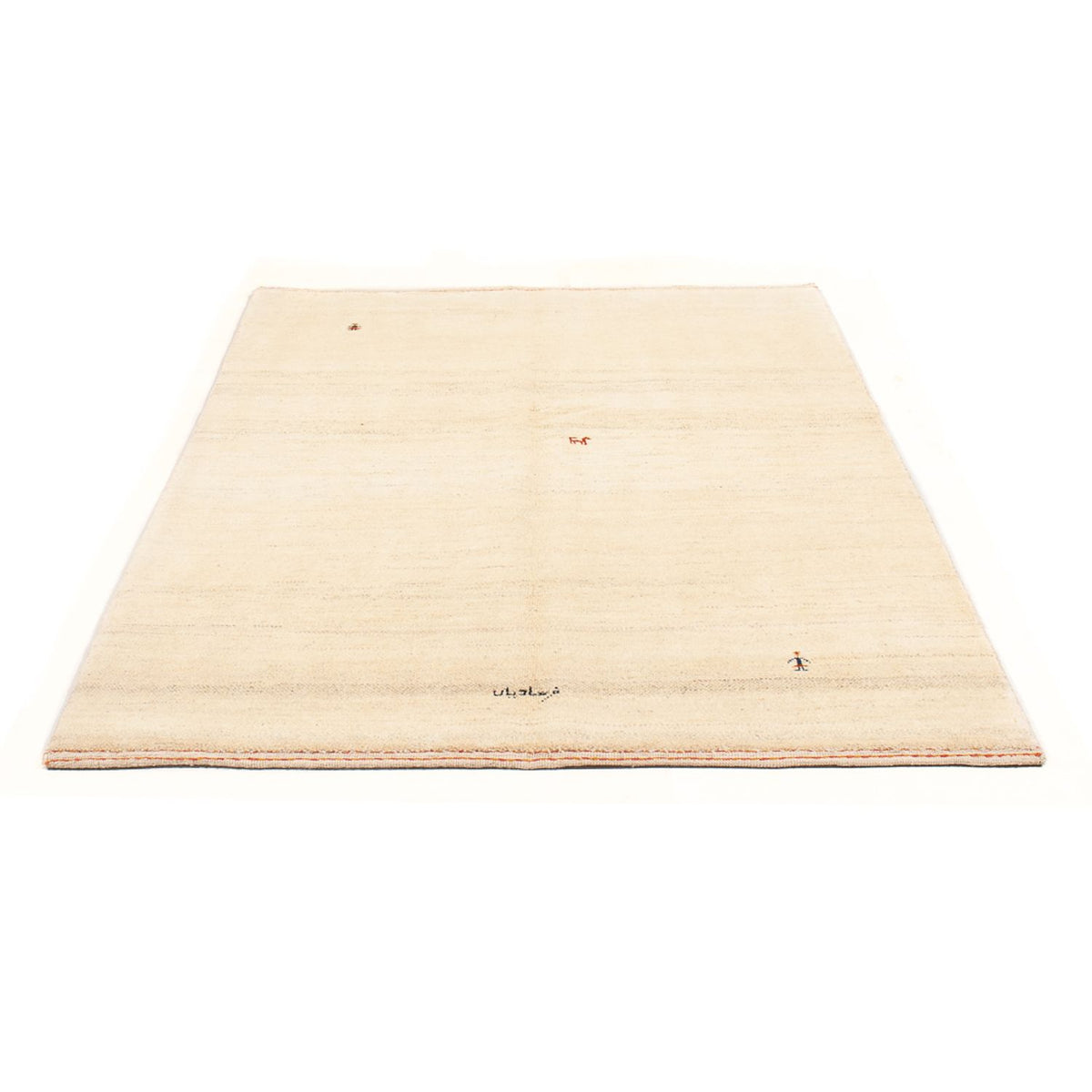 Tapis Gabbeh - Persan - 187 x 140 cm - crème