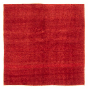 Tapis Gabbeh - Persan carré  - 168 x 168 cm - rouge
