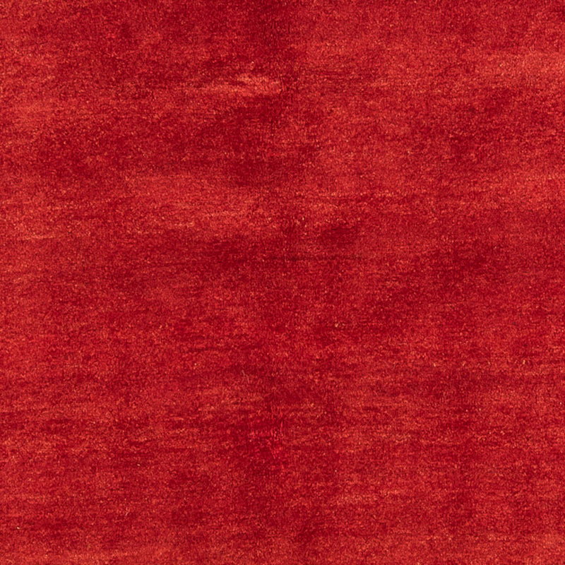 Tapis Gabbeh - Persan carré  - 168 x 168 cm - rouge