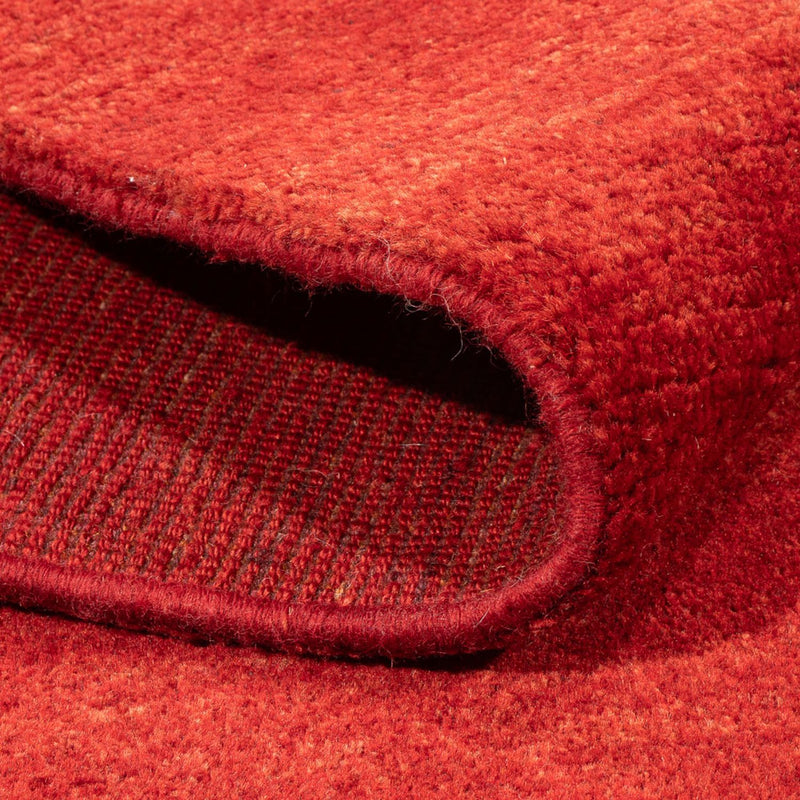 Tapis Gabbeh - Persan carré  - 168 x 168 cm - rouge