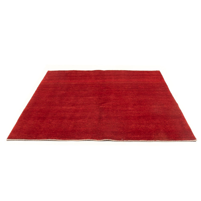 Tapis Gabbeh - Persan carré  - 168 x 168 cm - rouge