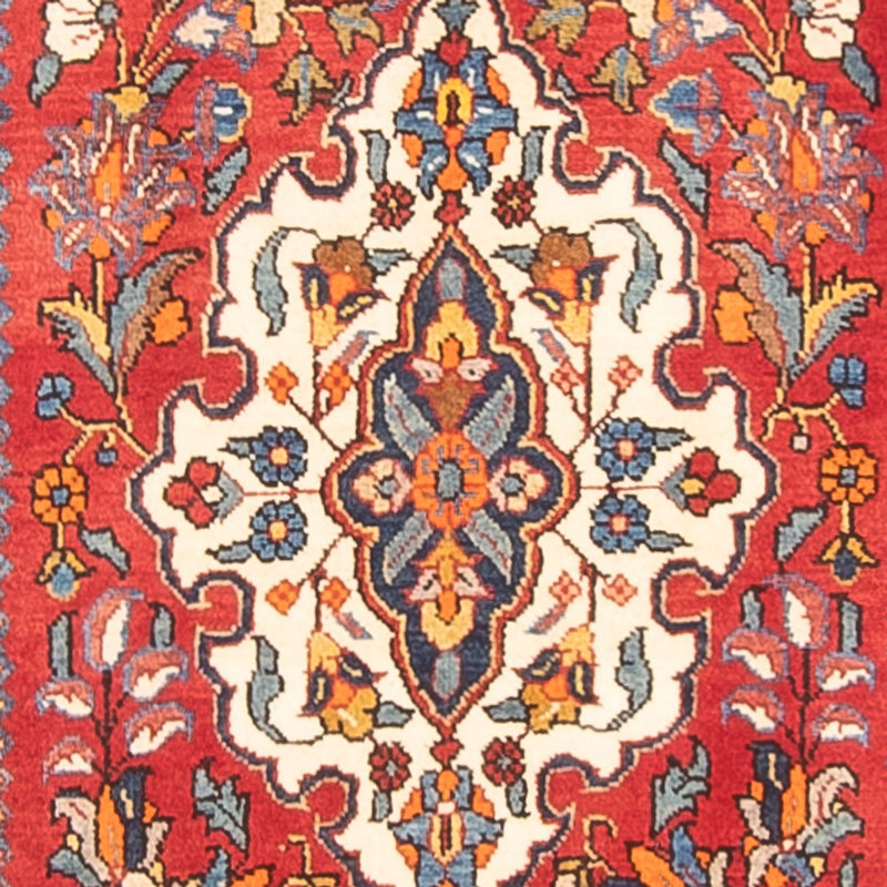 Tapis de couloir Tapis persan - Nomadic - 422 x 113 cm - crème