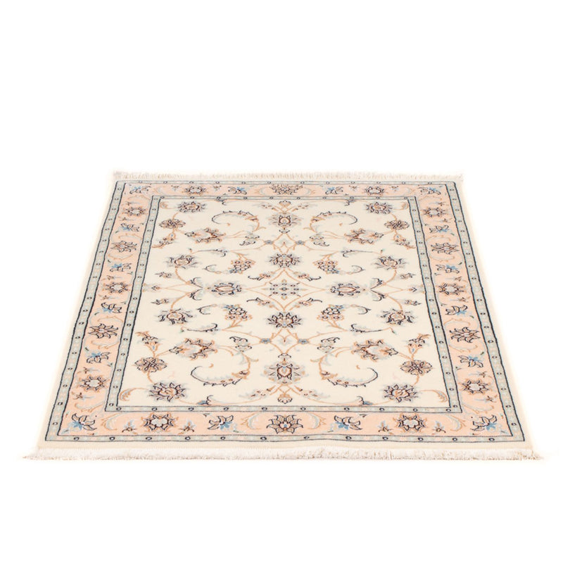 Tapis persan - Nain - Premium - 118 x 80 cm - crème